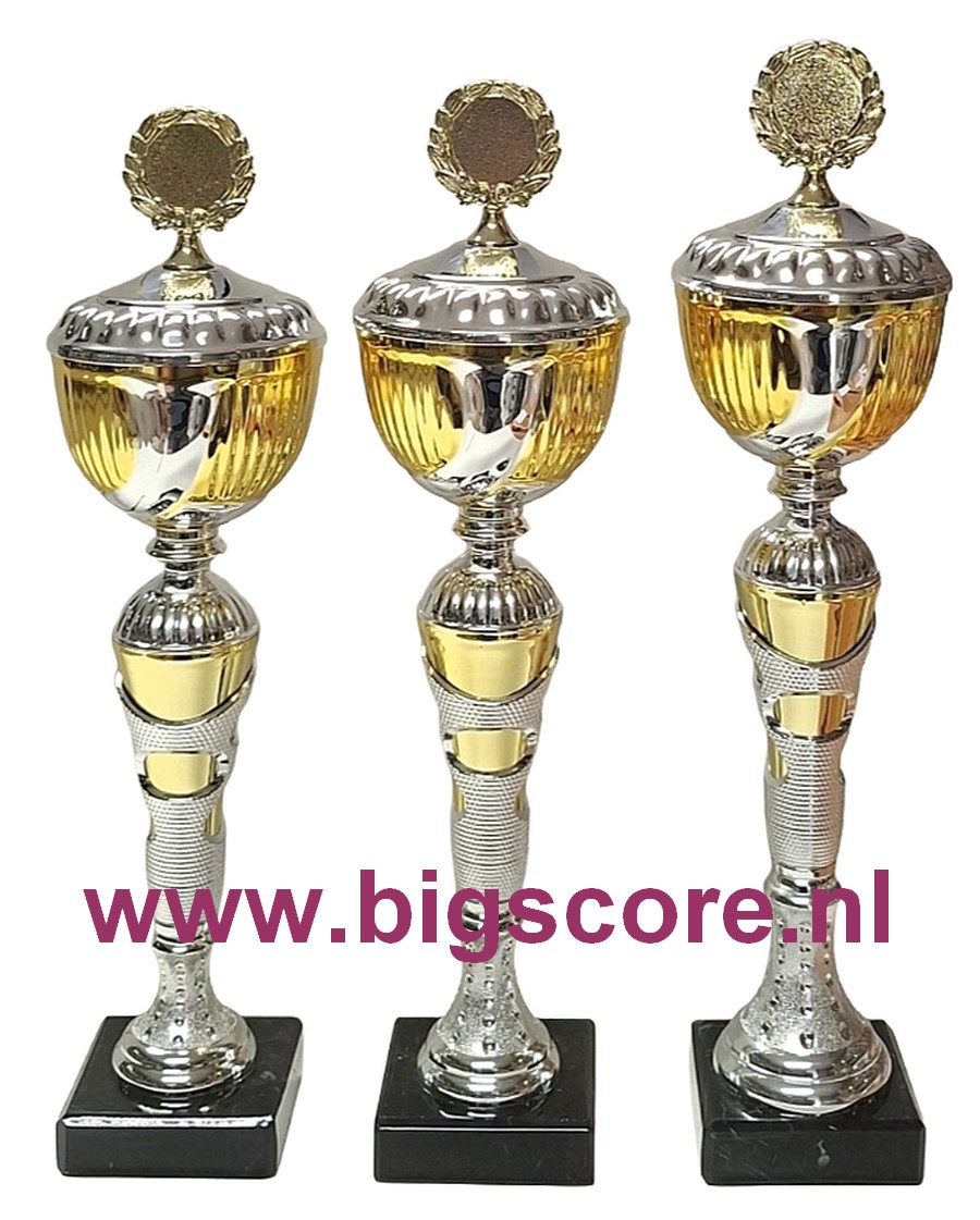 BS 2604 Bekerserie Goud-Zilver LAATSTE 2 Serie's OP=OP!!